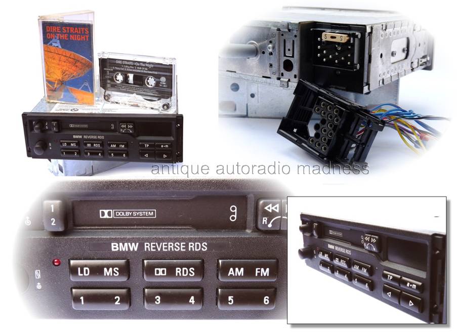 Classic BLAUPUNKT car stereo - BMW REVERSE RDS - 1995 - 2