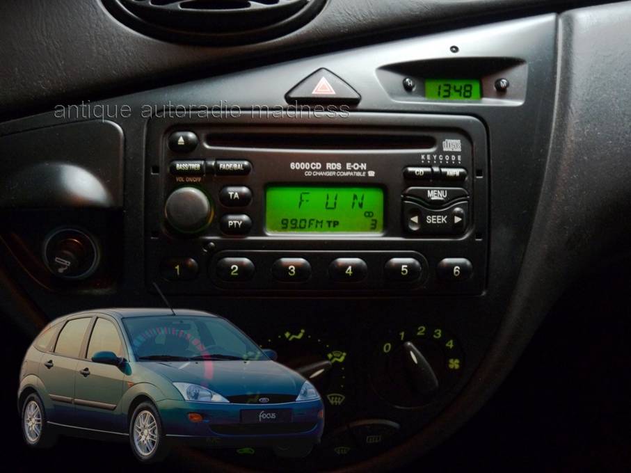 Vintage FORD car stereo model 6000CD RDS - 1999 - 98AP-18C815-AC