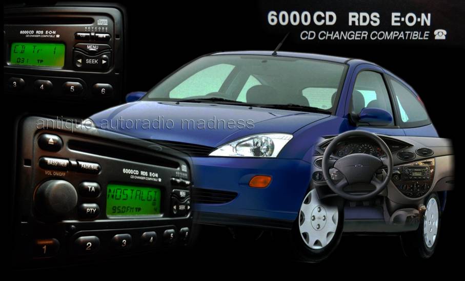 Vintage FORD car stereo model 6000CD RDS - 1999 - 98AP-18C815-AC - 5