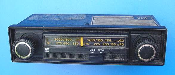 Classic OPEL car radio - Model PHILIPS GM 801 (AN 192)