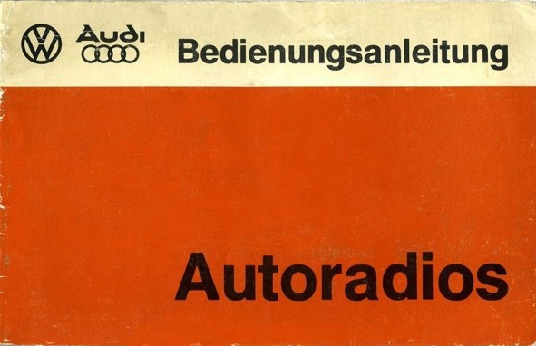 Catalogue Audi-VW de la gamme autoradios�ann�e1977�