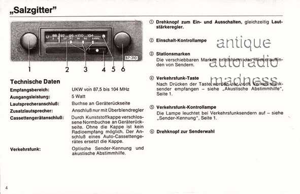 Catalogue Audi-VW de la gamme autoradios�ann�e1977�- 3