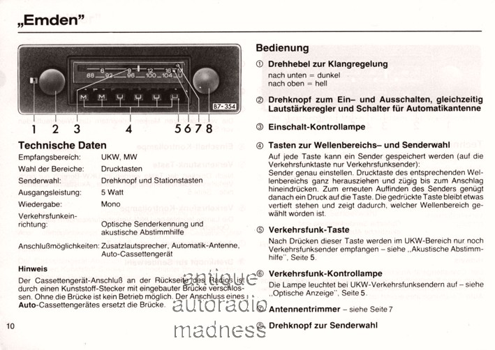 Catalogue Audi-VW de la gamme autoradios année1978 - 5