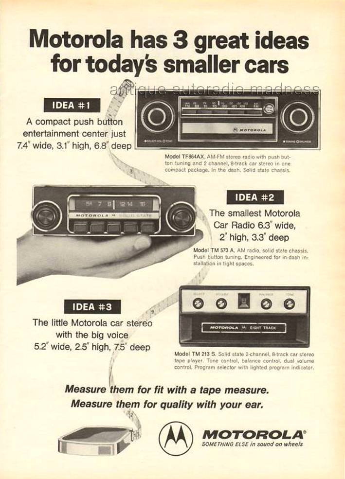 8 track car stereo player MOTOROLA advertisement 1973 (2)