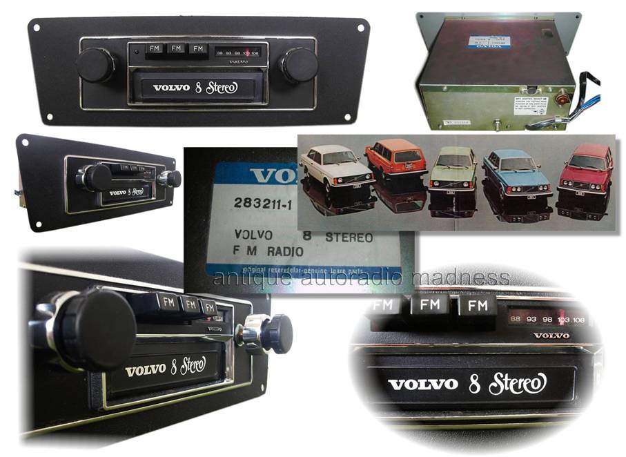 8 track VOLVO 8 STEREO - 1976 - (281461-4 original parts) - 2