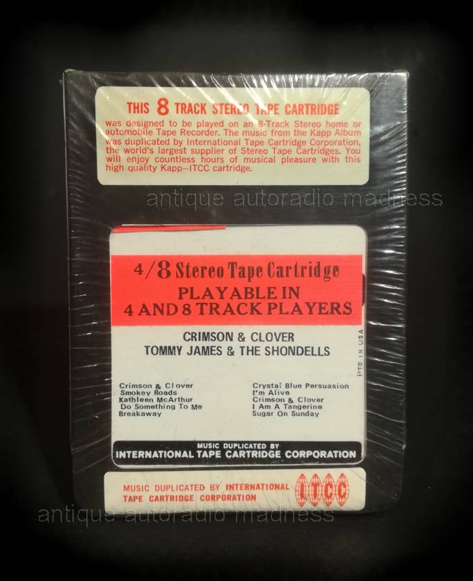 8 track stereo cartridge : Tommy James & The Shondells (2)