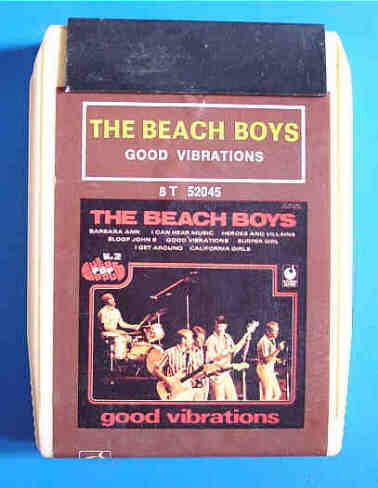 8 track stereo cartridge : Beach Boys