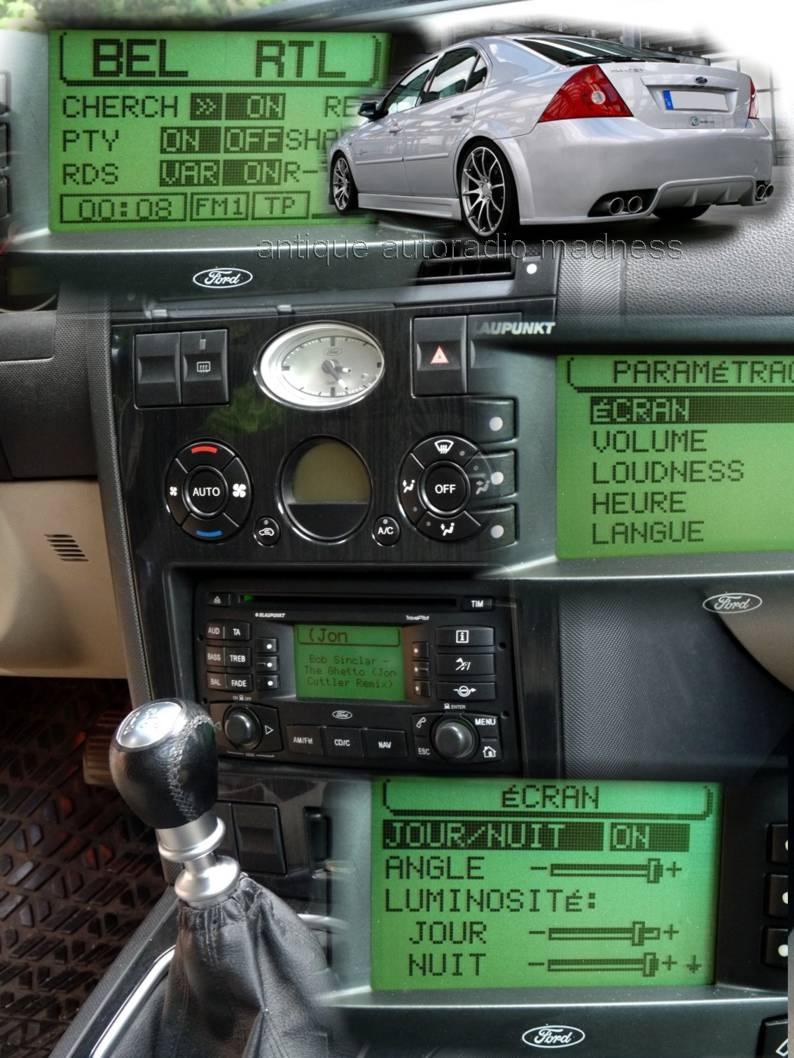 Vintage BLAUPUNKT car stereo TravelPilot RNS 4 (FORD double DIN) - 5