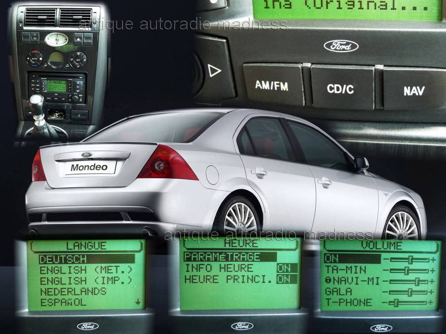 Vintage BLAUPUNKT car stereo TravelPilot RNS 4 (FORD double DIN) - 2