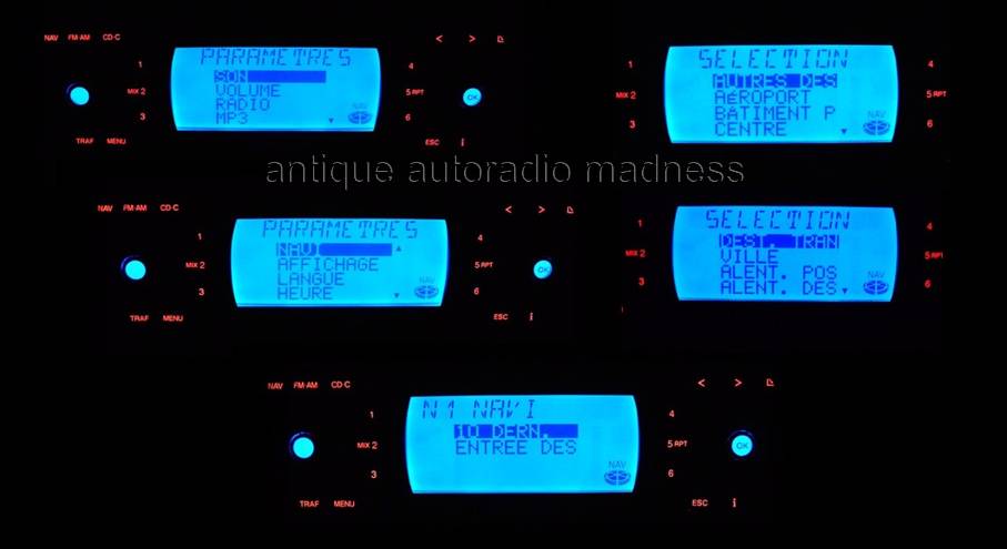 Classic BLAUPUNKT car stereo GPS TravelPilot E2 - 7 612 301 640 - 4