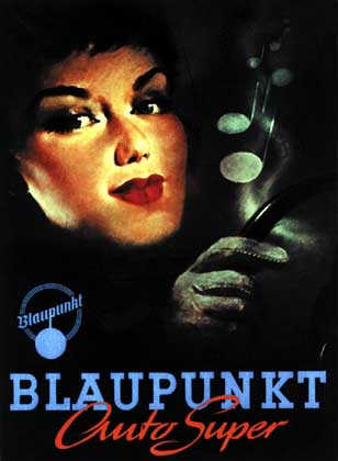 Vintage Blaupunkt advertisement (1954)