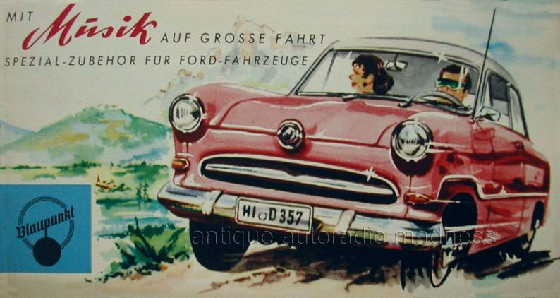 BLAUPUNKT car stereo - FORD (1957) advertisement -2