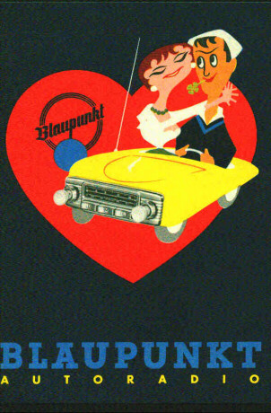Classic BLAUPUNKT car radio advertising - year 1958