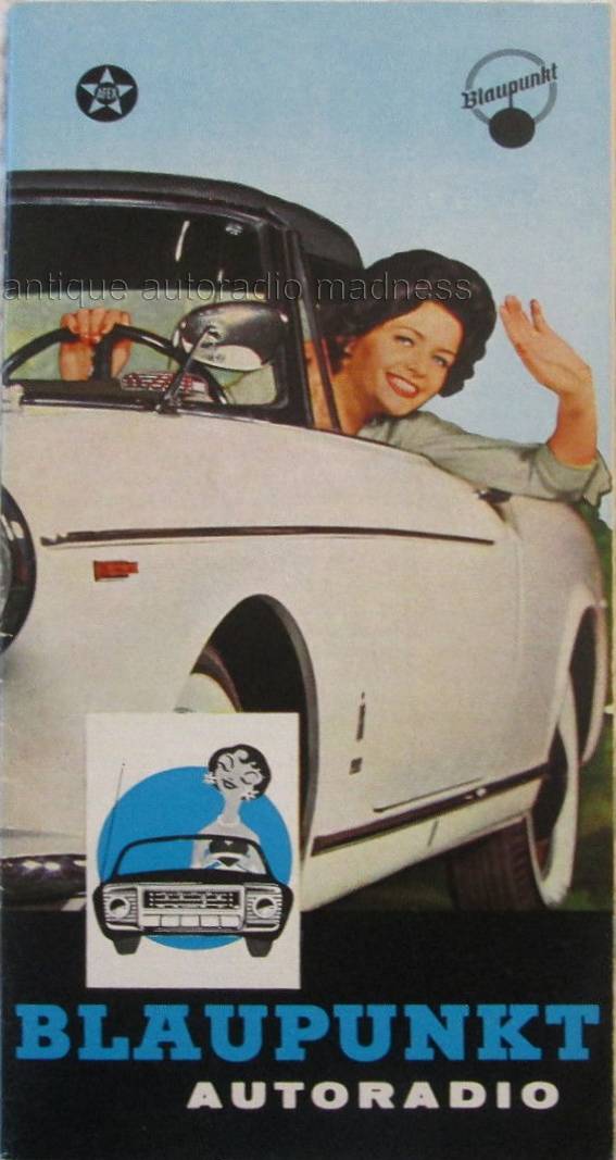 Blaupunkt car stereo catalog - 1962 - USA models - 1