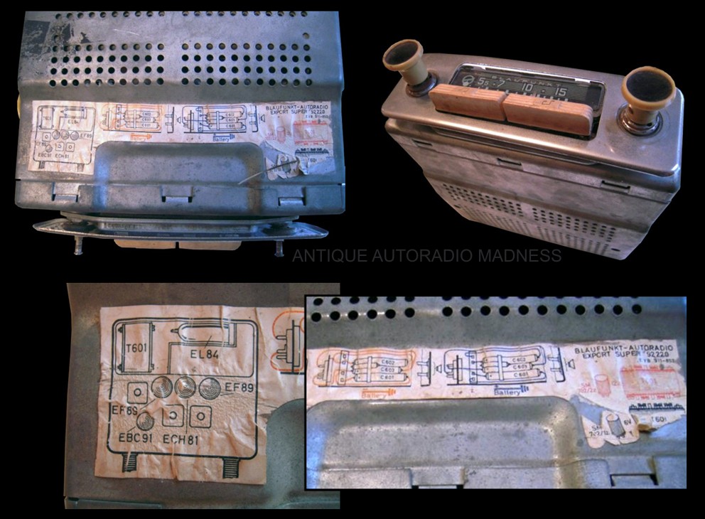 Blaupunkt car radio model 92220 - 1962 - USA model - 3