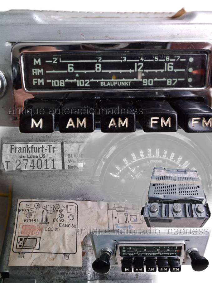 Blaupunkt car radio model Frankfurt TR de Luxe - 1962 - 2