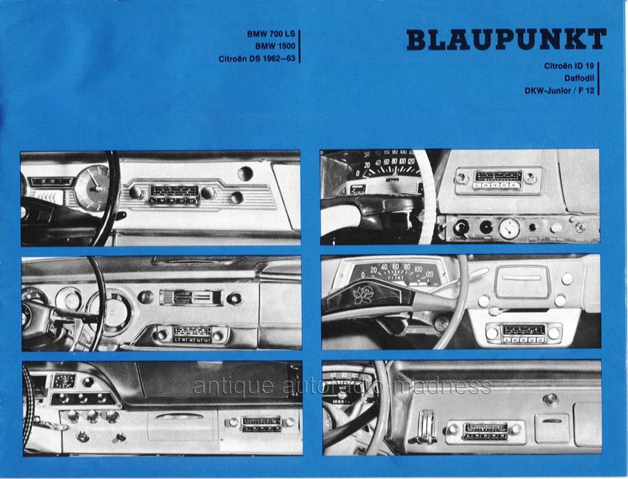 Blaupunkt car stereo catalog - 1963 (Belgium) - 9