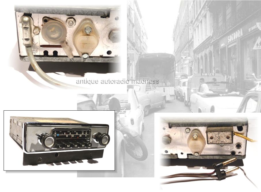 Old BLAUPUNKT car radio model Stuttgart 7 630 530 000 serie C - 3