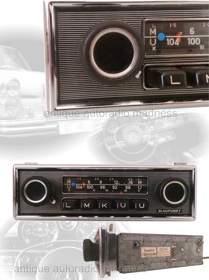 Old BLAUPUNKT car radio model Frankfurt 7 630 640 000 serie B - 4