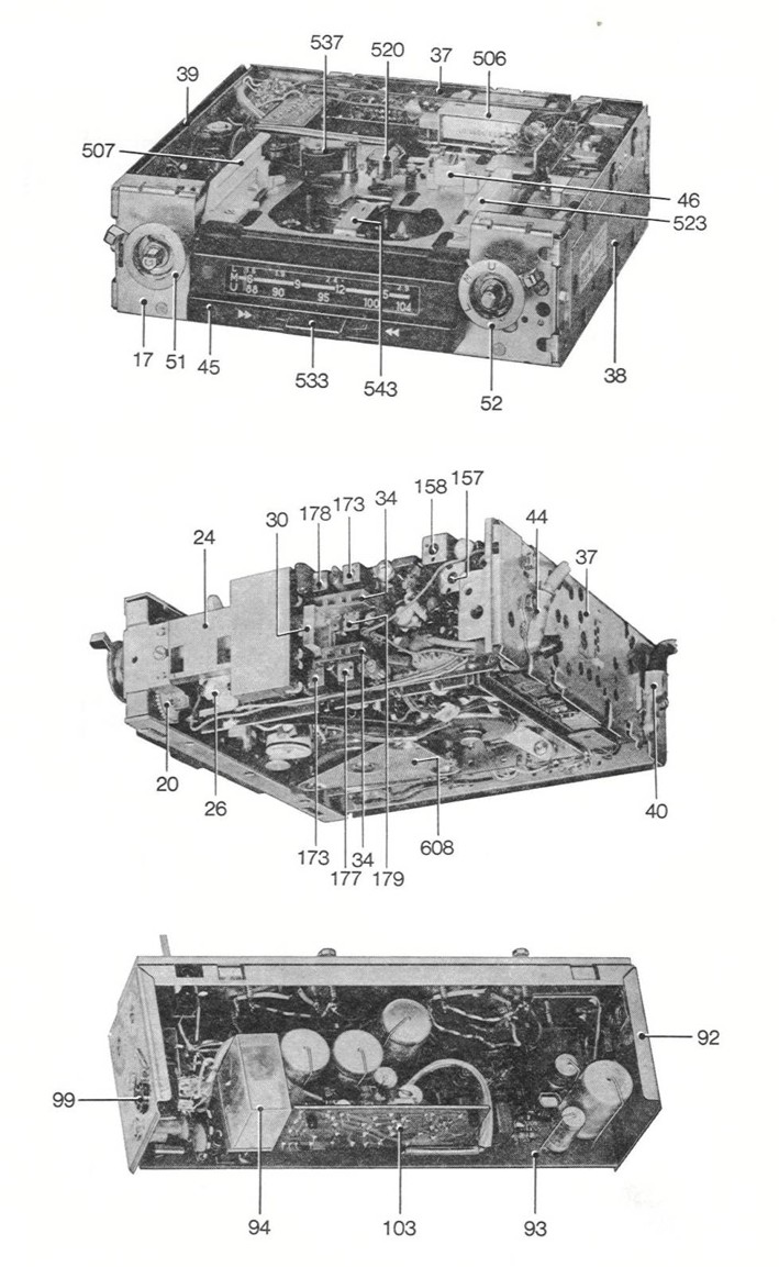 Vintage BLAUPUNKT car radio model : Bamberg CR  7 631 931 - 1971 - 4