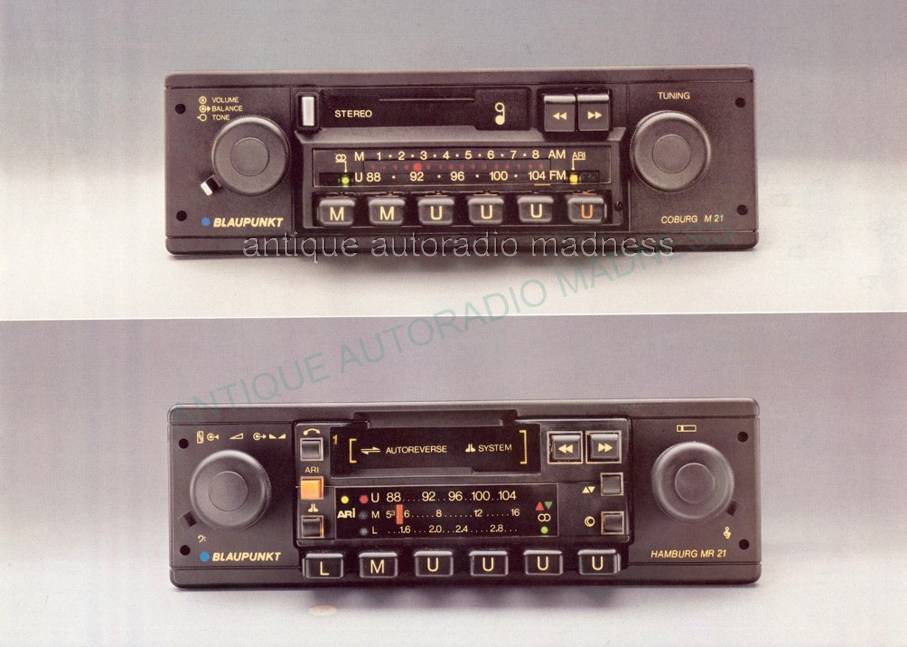 Vintage BLAUPUNKT car stereo catalog year 1981 (Germany) - 19