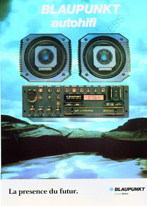 Vintage BLAUPUNKT car stereo catalog year 1982 (Belgium)