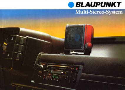 Vintage BLAUPUNKT car stereo & MMulti Stereo System catalog year 1983