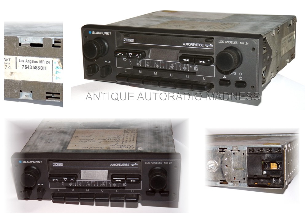Vintage BLAUPUNKT car stereo model: Los Angeles MR 24 - year 1983 - 2