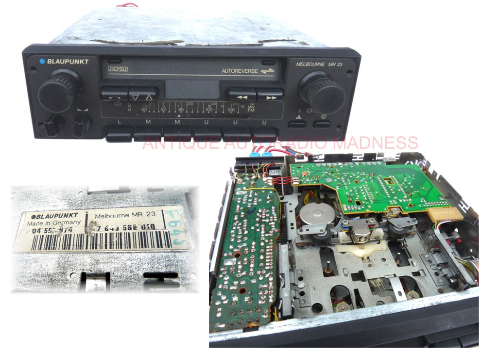 Vintage BLAUPUNKT car stereo model: Melbourne MR 23 - year 1983 - 3