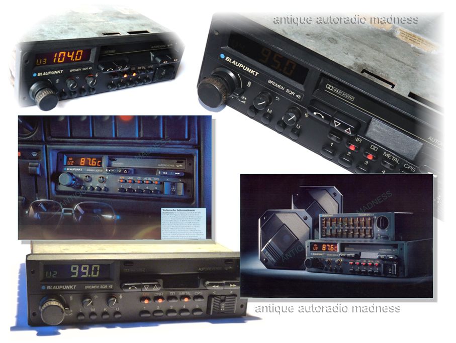 Vintage BLAUPUNKT car stereo model: Toronto SQR 45 - year 1983 - 6