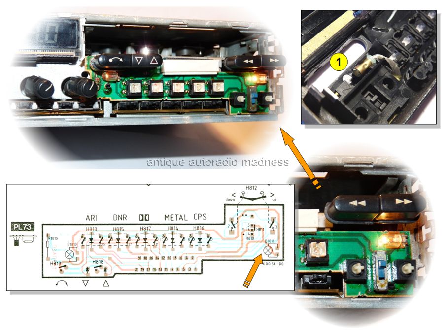 Vintage BLAUPUNKT car stereo model: Toronto SQR 45 - year 1983 - 8