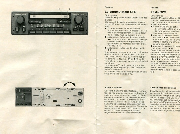 Vintage BLAUPUNKT car stereo model: Melbourne MR 23 - year 1983 - 6