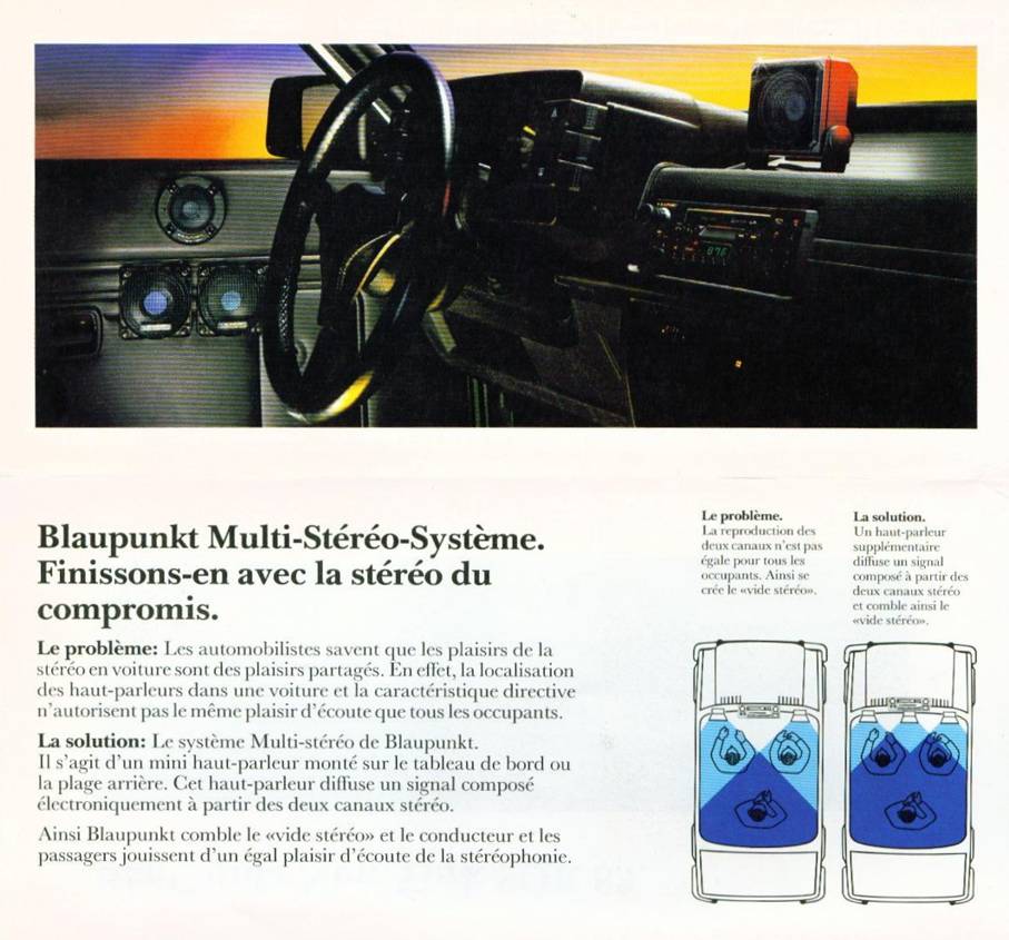 Vintage BLAUPUNKT car stereo catalog year 1983 - 2