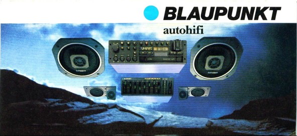 Vintage BLAUPUNKT car stereo catalog year 1983