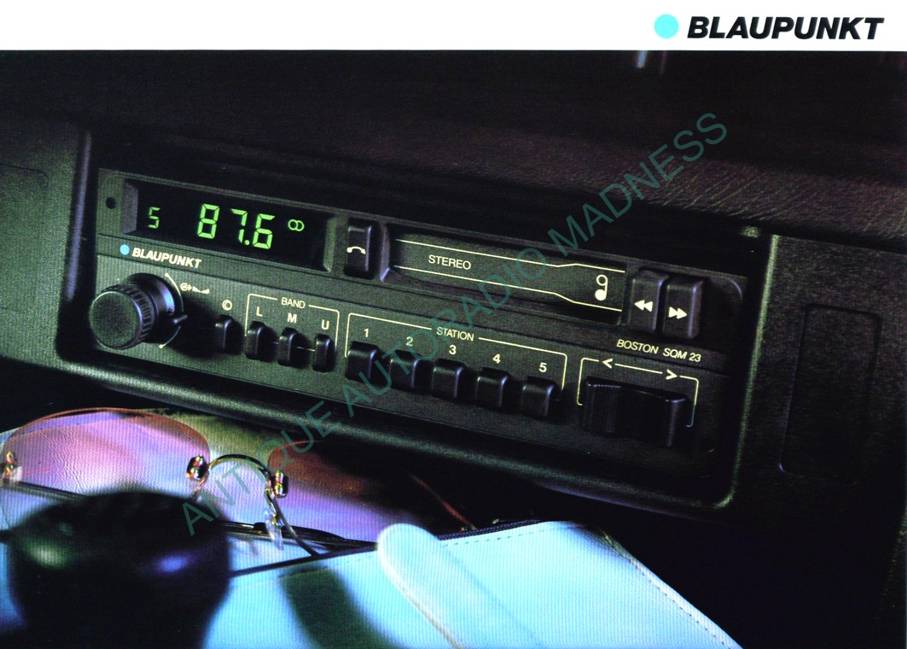Vintage BLAUPUNKT car stereo catalog year 1985 - 20