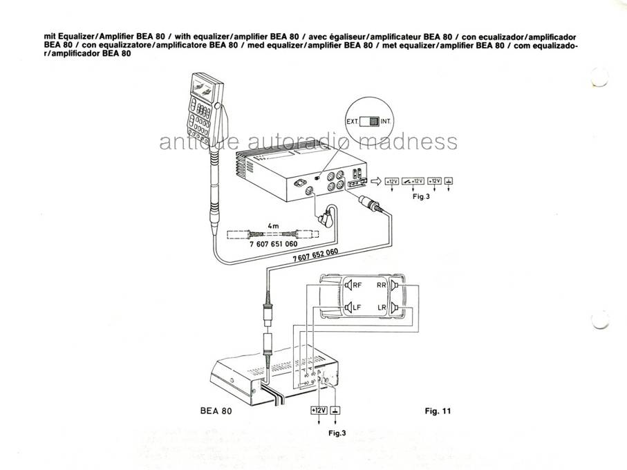 Blaupunkt autoradios DenverSylt SQM 108 1987