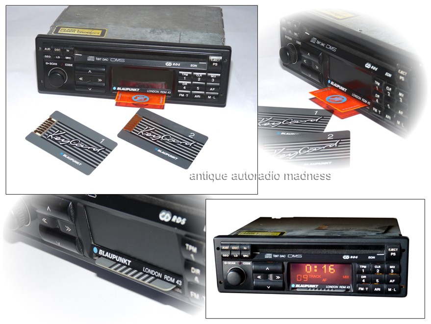 Classic BLAUPUNKT car stereo London RDM 43 - 7 642 795 510 - 6