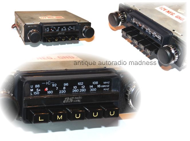 Oldschool AUDIO SONIC car radio - 1979 - Made in Japan