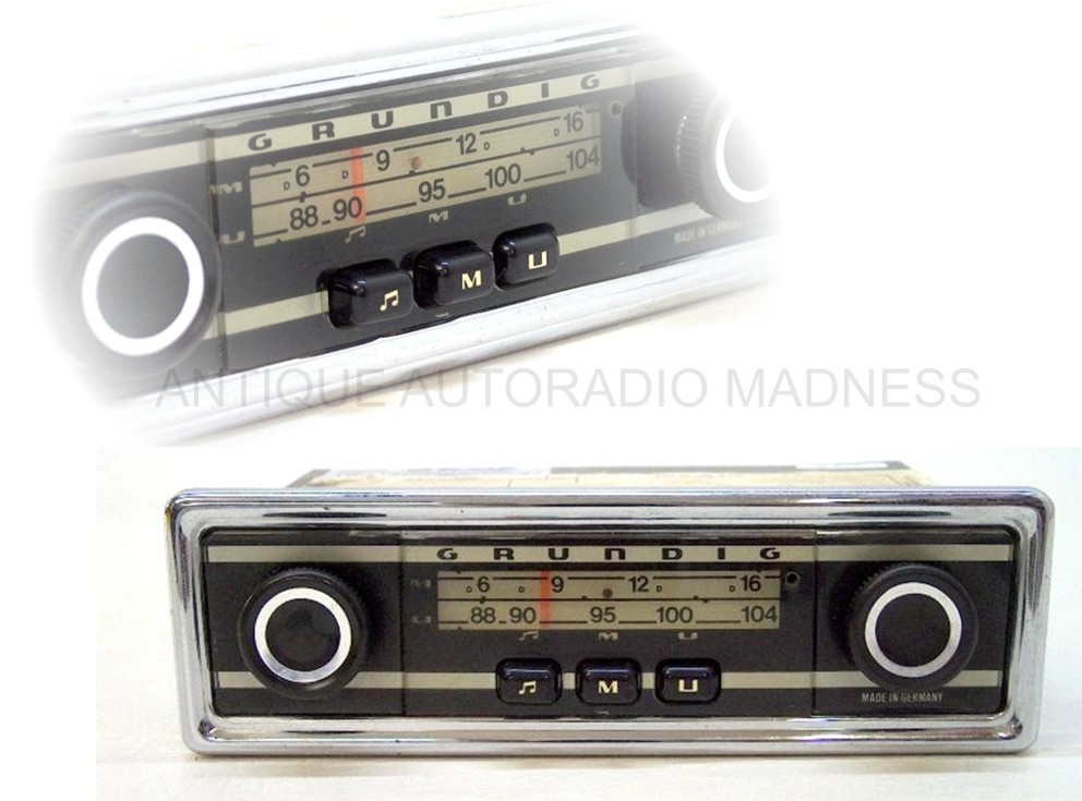 Oldschool GRUNDIG car radio model AutoSuper WLK 2000