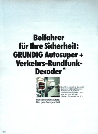 Vintage GRUNDIG car radio general catalog - year 1975 (Germany)