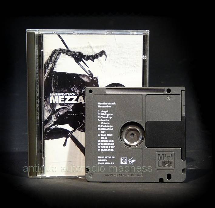 Collection MiniDisc enregistré vintage: Massive Attack - Mezzanine