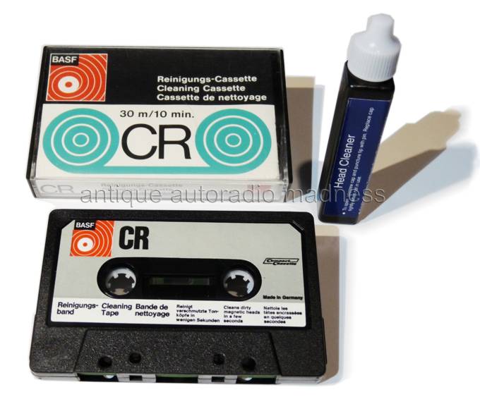 Compact cassettes BASF - Maintenance des tetes de lecture ainsi que les galets presseurs et cabestans