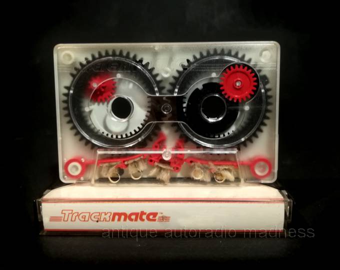 Vintage TrackMate compact audio mini cassette: Head, capstan and pinch rollers cleaner  - 2