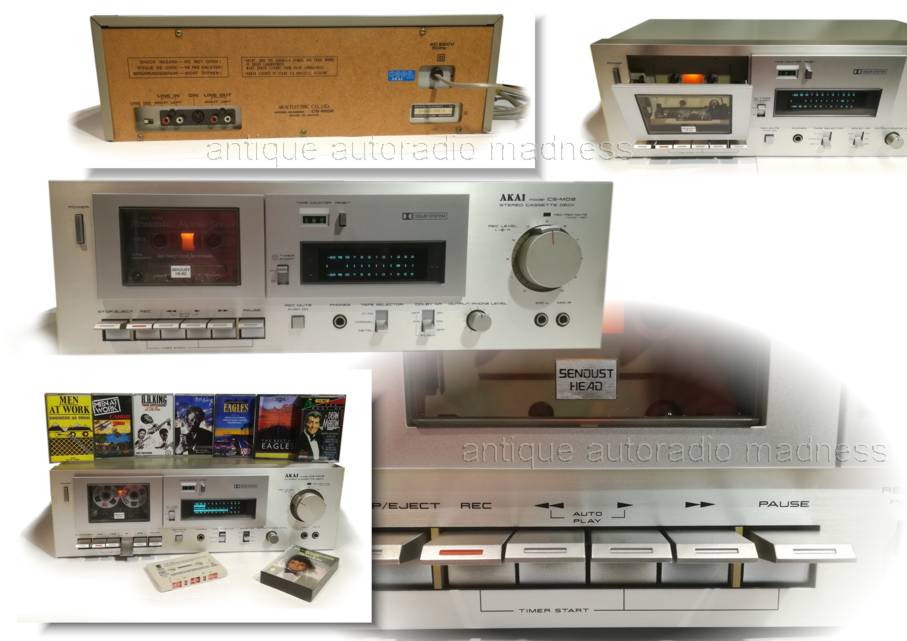 Deck audio cassette tape stereo model: AKAI CS-M02 -3