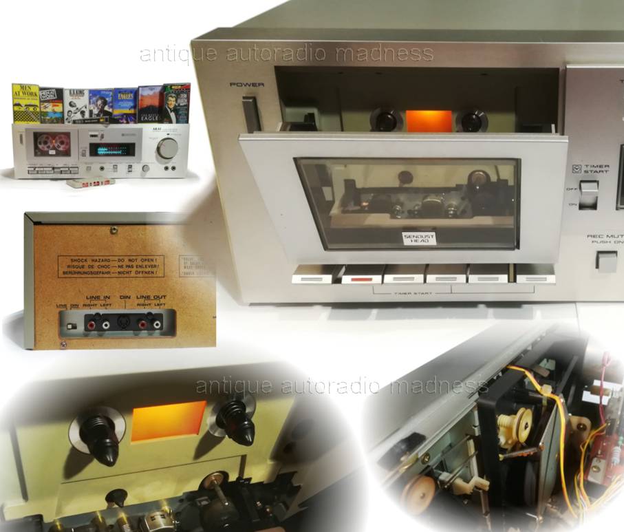 Deck audio cassette tape stereo model: AKAI CS-M02 -5