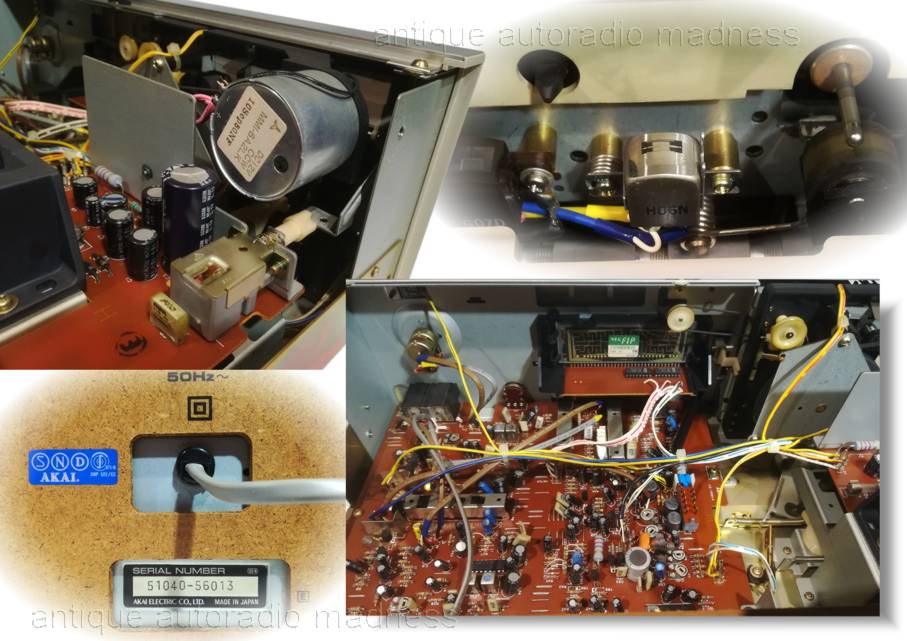 Deck audio cassette tape stereo model: AKAI CS-M02 -6