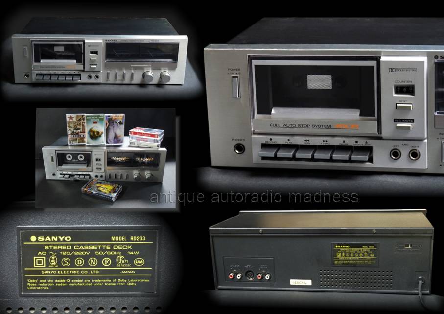 Stereo Cassette Deck SANYO RD203 - 3