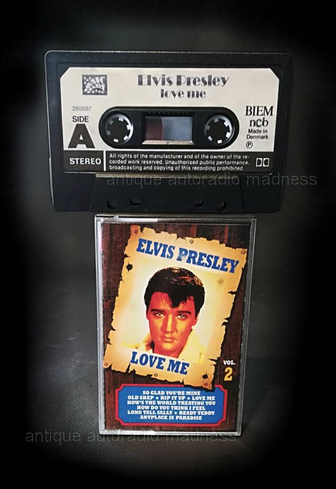 Vintage audio tape collection Elvis Presley