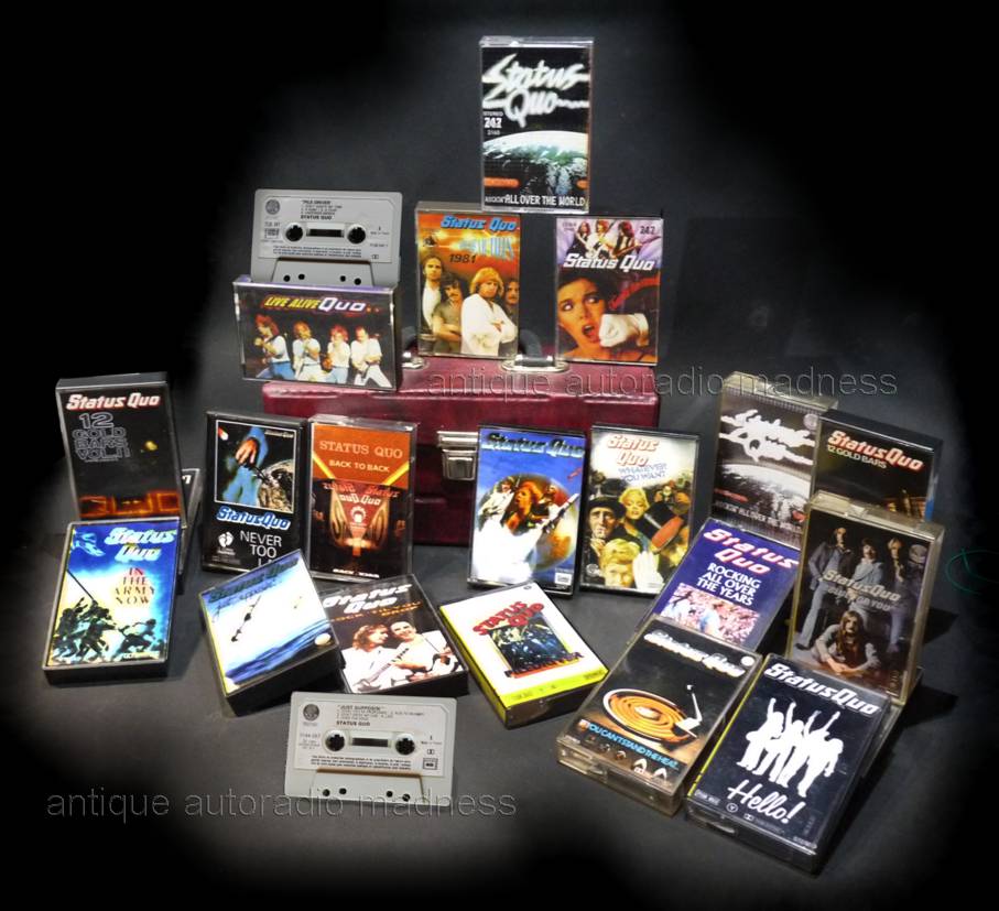 STATUS QUO: compact audio cassettes collection