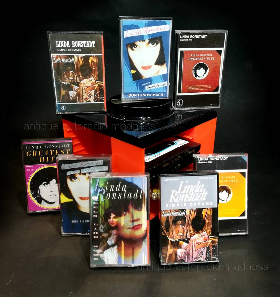 Collection vintage de mini-cassettes audio: Linda RONSTADT